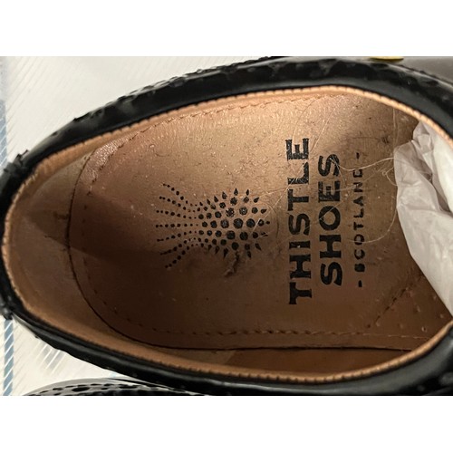 128 - pair of new thistle ghillie shoes
size 10