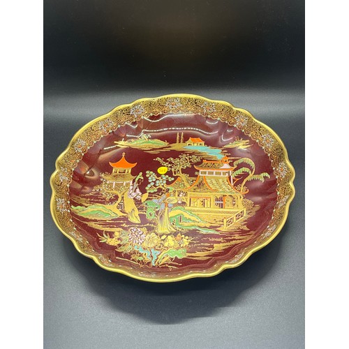 477 - carlton ware rouge royale dish