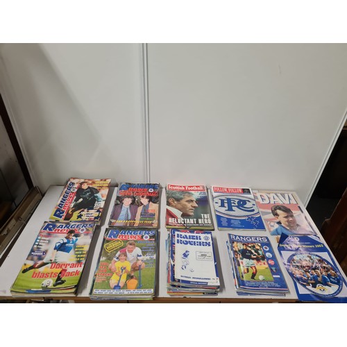 388 - Large collection of Rangers news magazines and programmes.