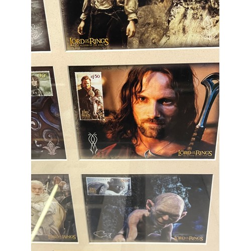 202 - 3 framed limited edition Lord Of The Rings first day covers.
Largest 60cm x 49cm