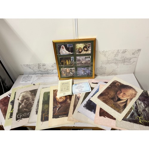 203 - 2 Lord Of The Rings litho sets & first day covers picture.