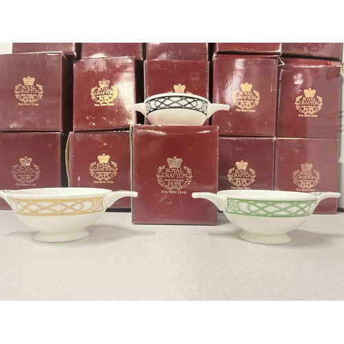 419 - Large quantity of Royal Grafton ceramic quaich's, boxed & unboxed.