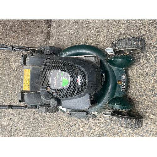 316 - Hayter/brigs & straton petrol lawnmower with keystart (no charger)