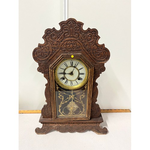 336 - Vintage Gingerbread clock.