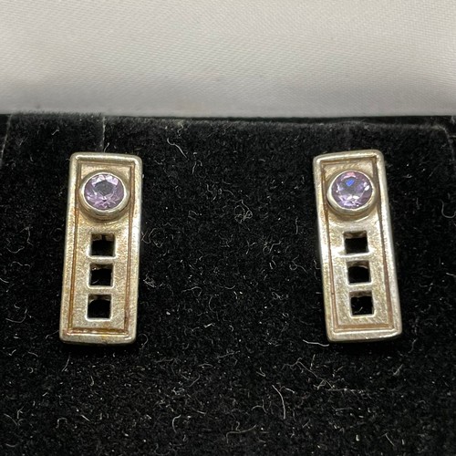 221 - Silver Rennie MacIntosh earrings