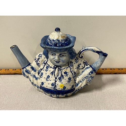 192 - vintage toby jug tea pot