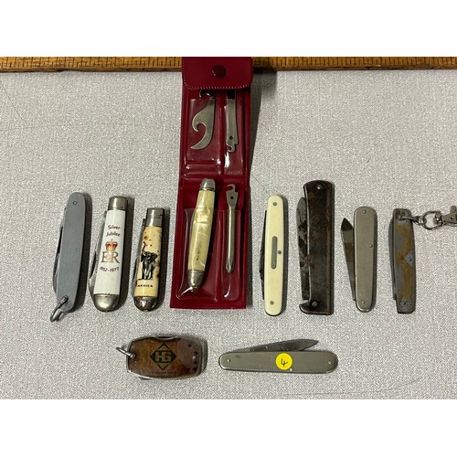 197 - assortment of vintage pen knives