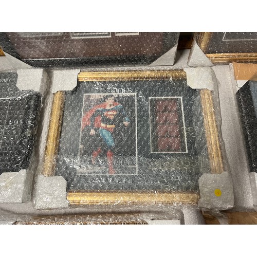 167 - 7 framed film cells to include Harry potter, Superman etc.