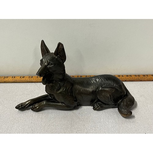 169 - large bronze sculpture of a dog
30cm long