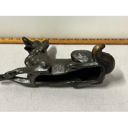 169 - large bronze sculpture of a dog
30cm long