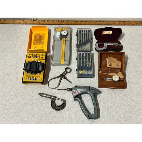 398 - Measuring tools & small screwdriver sets etc.