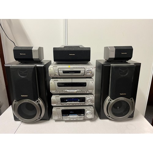 249 - Technics stacking system & speakers.