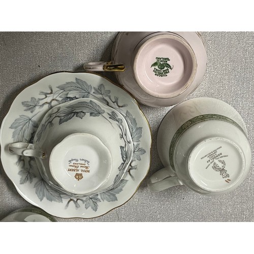 204 - Selection of tea sets to include Royal Albert, Tuscan & Royal Doulton.