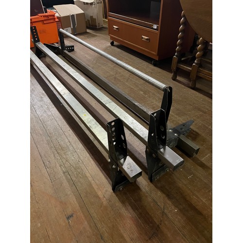 459 - Set of van roof bars & ladder roll bar.