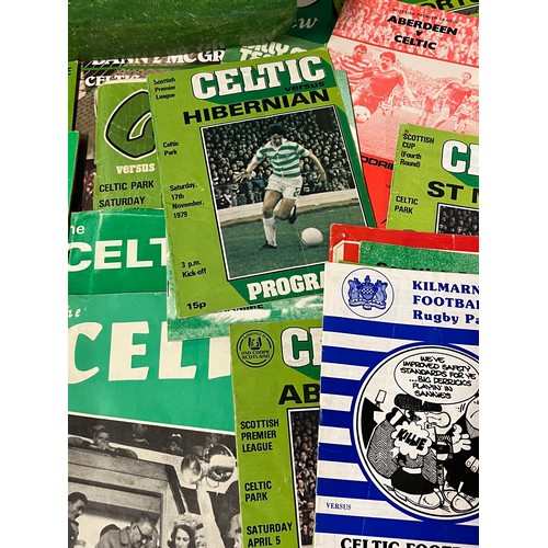 348 - Collection of vintage Celtic programmes & The Celtic view from the 80's etc.