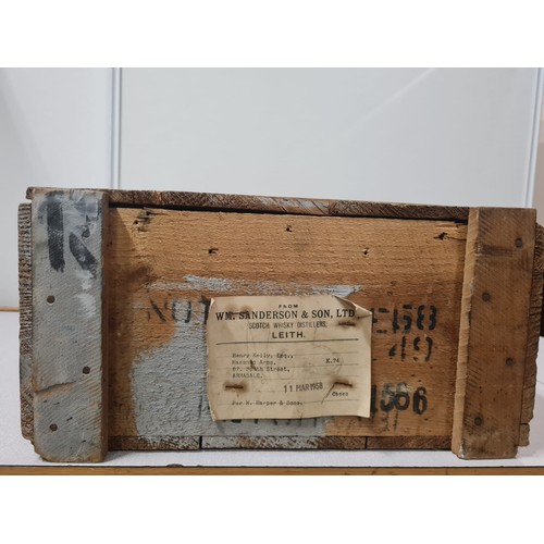 3 - vintage vat 69 scotch whisky crate
57cm x 38cm x 19cm