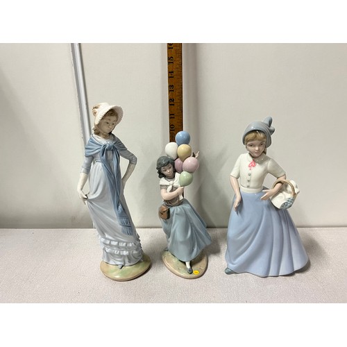 224 - lladro, nao & spanish figurines
tallest 12