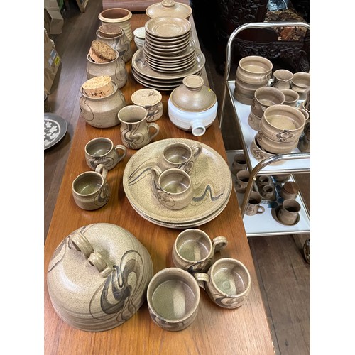 411 - Large selection of Barbara Davidson pottery.