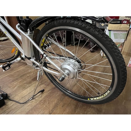 70 - Oxford powa cyle electric assisted bike with charger, may need new battery.