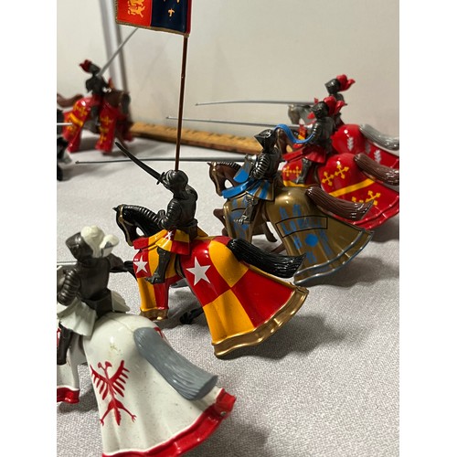 45 - selection of britians cast metal knights