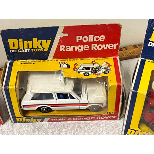 79 - 4 boxed dinkys to include rolls royce phantom v