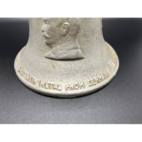 122 - vintage ww2 victory bell from german aircraft raf benevolent fund 1939-1945