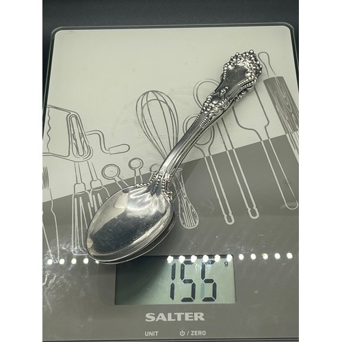 169 - 3 Sterling silver dessert spoons
155g