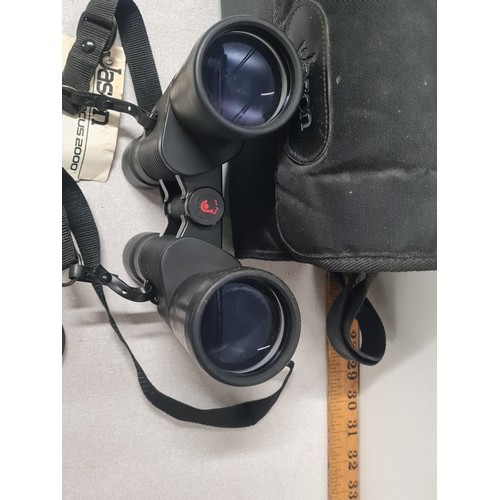 176 - Jason perma focus 2000, 10x50 binoculars with case.