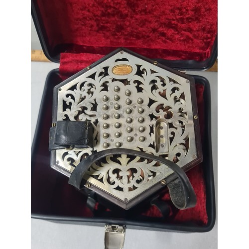 177 - Wheatstone & Co Concertina 48 key model 26924 with box.