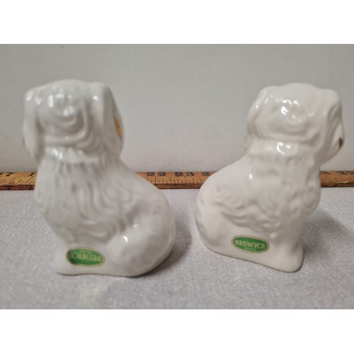 178 - 2 small Beswick wally dugs.