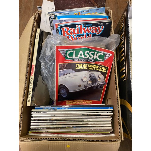 344 - 2 boxes of vintage magazines