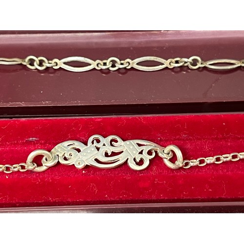 392 - 2 silver bracelets