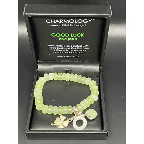 138 - charmology good luck jade bracelet & charms