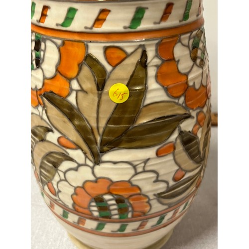 40 - Pair of Crown Ducal Charlotte Rhead signed vases   
Tallest 22cm