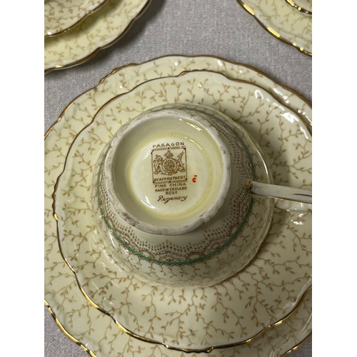 45 - 34 Piece Paragon 'regency' bone China part tea set.