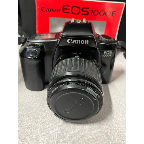 68 - Canon EOS 1000F camera & lenses.