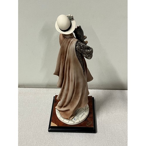 111 - Guiseppe Armani Florence figurine 'lady with Yorkshire 1993' 0486C