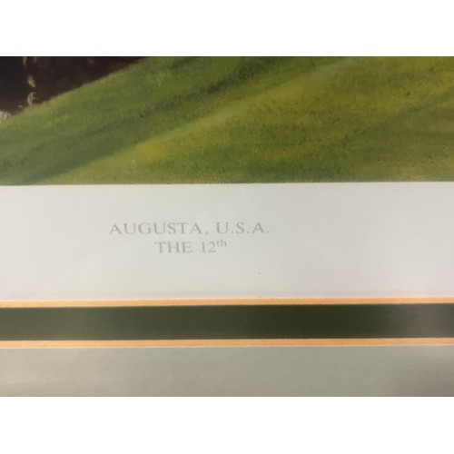 41 - A pair of greame baxter signed prints of augusta usa & st andrews
both 58cm x 51cm