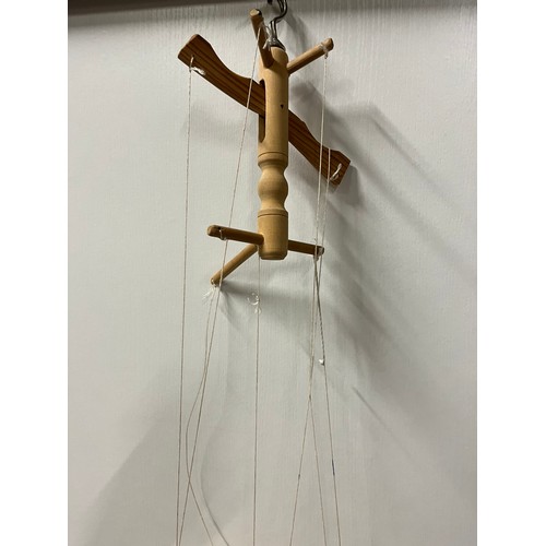 58 - old vintage wooden marionette puppet