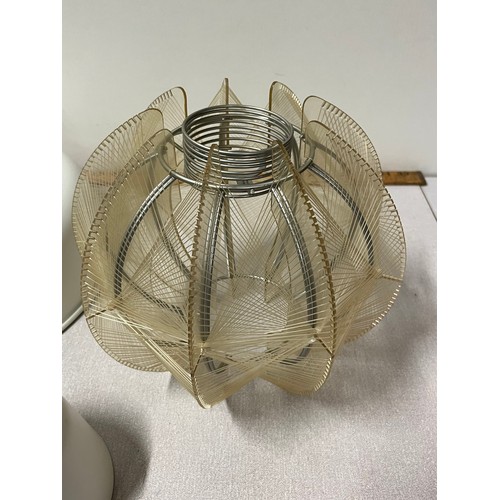 77 - 2 retro style ceiling lights