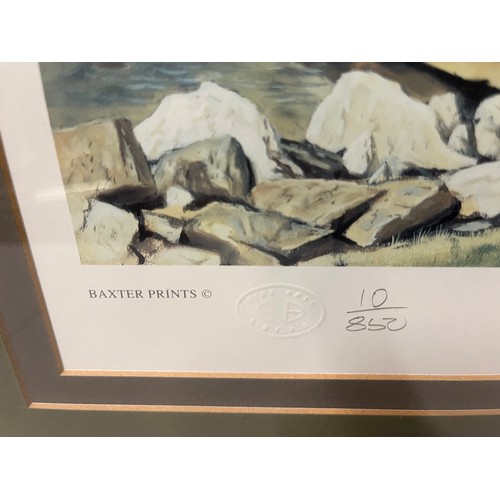 87 - Limited edition framed Graeme W. Baxter signed print of Pebble Beach USA 
no 10 of 850 copies
80cm x... 