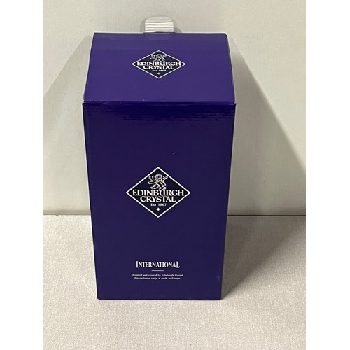 97 - Boxed Edinburgh crystal decanter.