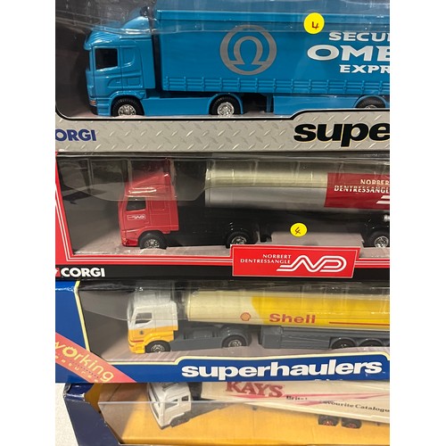 144 - 4 large corgi boxed lorries