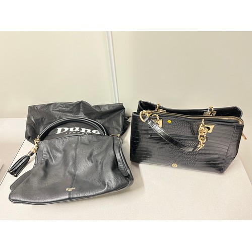 422 - 2 handbags to include Dune with dust bag & Bessie handbag.