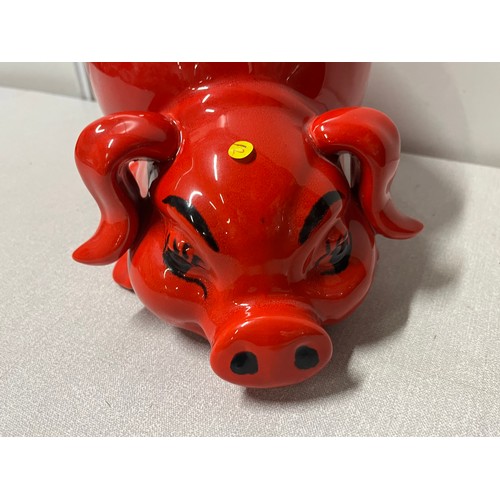 424 - Large ceramic piggy bank.