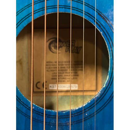 444 - Kids Power play acoustic guitar.