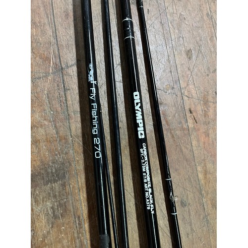 463 - 2 fly fishing rods to include crane sports & olympic carbon.