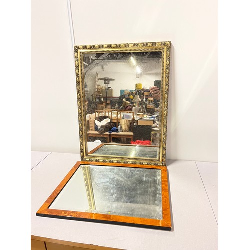 423 - 2 mirrors to include gilt frame
