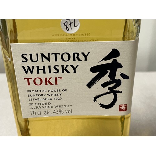 266 - bottle of suntori toki whisky