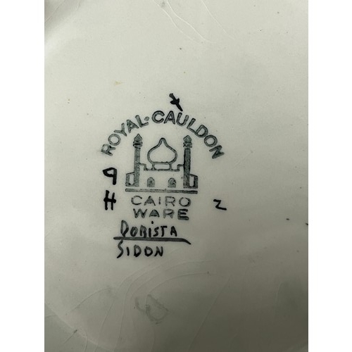 461 - large royal cauldon ceramic vase